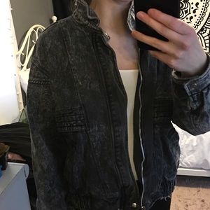 oversized vintage jean jacket